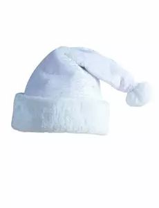 Adult white Santa hat
