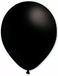 100 palloncini neri 27 cm