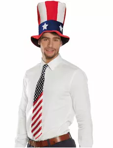 Adult American Flag Tie
