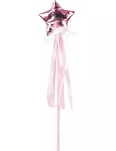 Bacchetta rosa pastello da fata per bambine