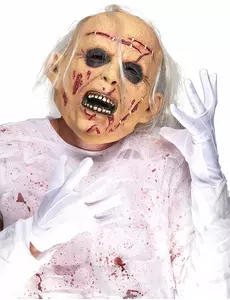 Latex-Maske sterbender Greis