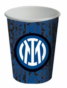 8 bicchieri in cartone Inter 266 ml