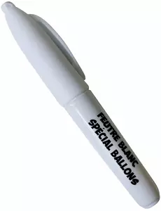 Mini pennarello bianco per palloncini