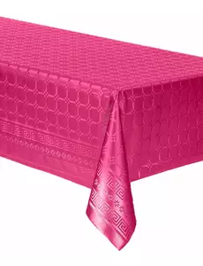 Tischdecke auf Rolle, Damastpapier Fuchsia-Rosa 1.2 x 6 m