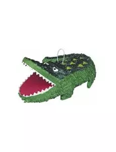 Krokodil-Piñata 45 x 33 cm