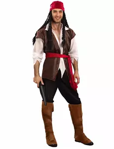 Déguisement pirate homme, Taille: L