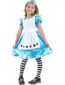 Déguisement Alice fille, Taille: 7–9 ans (120–130 cm)
