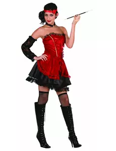 Kabarett-Kostüm für Damen, Größe: Medium/Large