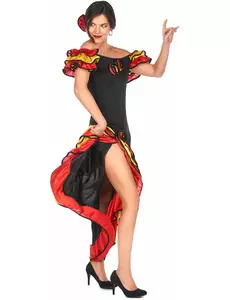 Déguisement danseuse flamenco femme, Taille: Medium/Large