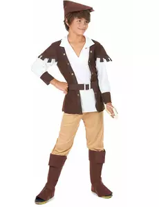 Robin Hood-Kostüm für Jungen, Größe: 10-12 Jahre (130-140 cm)