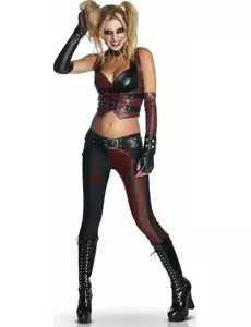 Déguisement Harley Quinn Batman Arkham City™ femme, Taille: Medium
