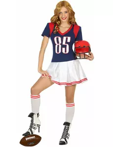 Déguisement joueur football américain femme, Taille: Medium/Large