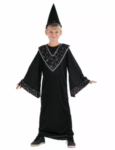 Costume da apprendista stregone per bambini, Taglia: 7-9 anni (120-130 cm)