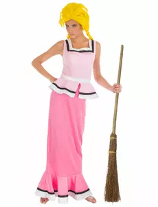 Asterix und Obelix™-Gutemine Damenkostüm rosa-weiss, Größe: Medium
