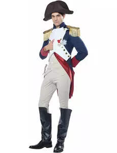 Déguisement empereur Français Napoléon luxe homme, Taille: X-Large