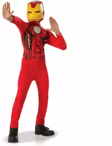 Déguisement classique Iron Man™ garçon, Taille: 5–6 ans (110 à 116 cm)