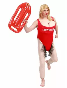 Déguisement lifeguard humoristique homme, Taille: X-Large (54–56)