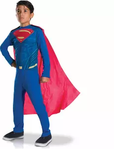 Costume classico di Superman Justice League per bambino, Taglia: 3-4 anni (90 to 104 cm)