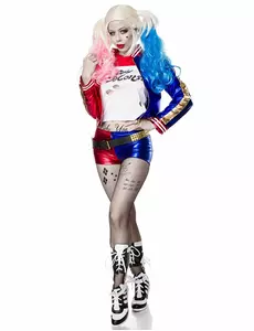 Costume da arlecchina sexy e folle di lusso per donna, Taglia: X-Large (42)