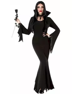 Déguisement famille morbide femme, Taille: Medium/Large