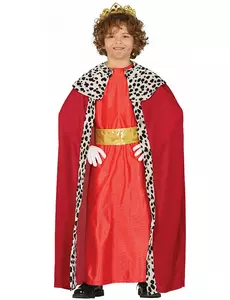 Déguisement Roi Mage rouge enfant, Taille: 10–12 ans (142–148 cm)