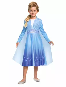 Costume base di Elsa di Frozen 2 per bambine, Taglia: 5-6 anni (109 - 126 cm)