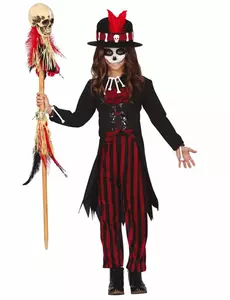 Déguisement vaudoo mystique fille, Taille: 10–12 ans (142–148 cm)