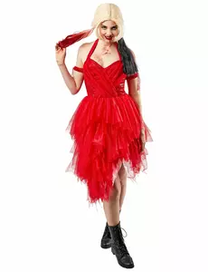 Vestito rosso da donna Harley Quinn - Suicide Squad 2, Taglia: Small