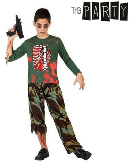  Déguisement pour Enfants Zombie militaire (2 Pcs), fig. 1 