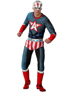  Verkleidung für Erwachsene American Captain XXL, fig. 1 