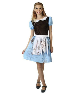  Verkleidung für Erwachsene Alice Halloween Dienstmädchen, fig. 1 