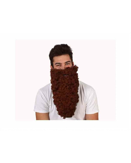  Zubehör für Verkleidung Curly Braun Bart/Schnurrbart, fig. 1 