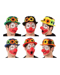  Hut Clown Blomster, fig. 1 