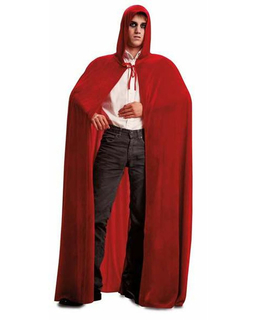  Cape My Other Me Rouge Velours Taille unique Avec capuche, fig. 1 