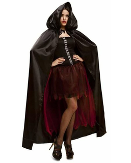  Cape Femme Noire Taille unique Avec capuche, fig. 1 