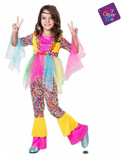  Déguisement pour Enfants My Other Me Girl Hippie, fig. 1 