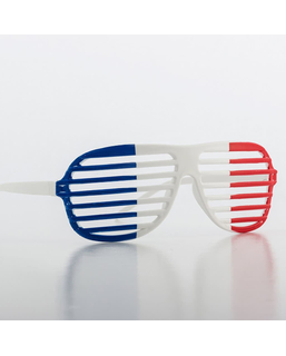  Shutter Shades Brille mit Frankreich-Flagge, fig. 1 