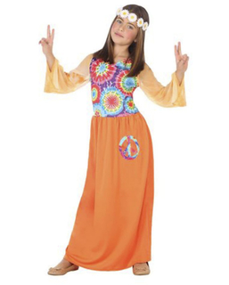  Déguisement pour Enfants Hippie Orange (1 Pc), fig. 1 