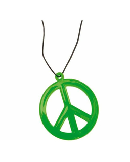  Pendentif My Other Me Peace Symbol Hippie 6 couleurs (6 uds) (18 cm), fig. 1 