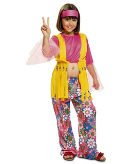  Déguisement pour Enfants My Other Me Flower Hippie 3-4 Ans, fig. 1 