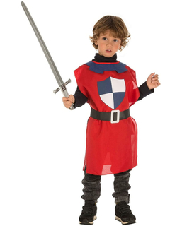  Déguisement pour Enfants My Other Me Rouge Guerrier Médiéval 3-6 ans, fig. 1 