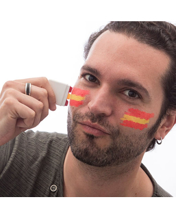  Gesichtsfarbe spanische Flagge, fig. 1 