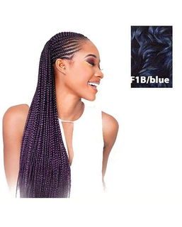  Extensions pour les Cheveux X-Pression Nº 1b/bleu, fig. 1 