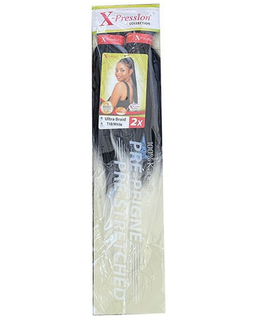  Extensions pour les Cheveux Pre-Peigne X-Pression Nª T1B/White (1X2), fig. 1 