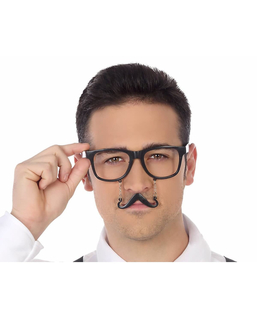  Lunettes Accessoires de costumes Moustache Noir, fig. 1 