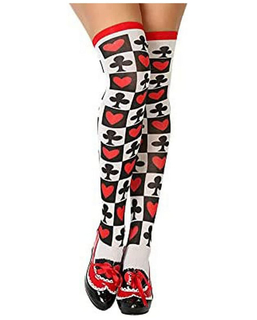  Collants de déguisement Poker Taille unique Multicouleur, fig. 1 