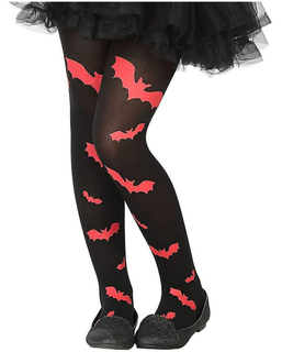  Collants de déguisement Taille unique Chauve-souris Rouge Halloween, fig. 1 