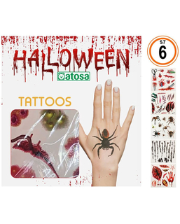  Tatouages Temporaires Halloween, fig. 1 