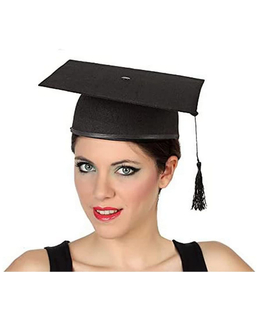  Chapeau Diplômé Noir Polyester, fig. 1 