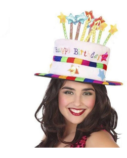  Chapeau d'anniversaire (59 cm) Multicouleur, fig. 1 